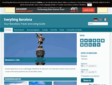 Tablet Screenshot of everythingbarcelona.net